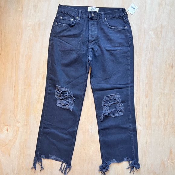 Free People Black Jeans size 28⭐️ - Picture 4 of 6
